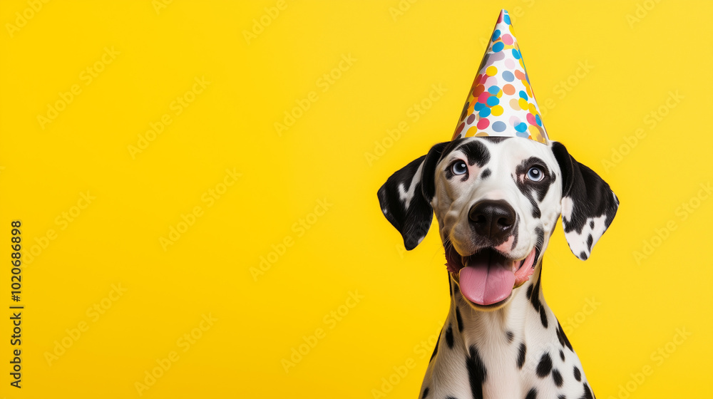portrait of a dog on yellow background Generative AI
portrait of a dog on yellow background Generative AI