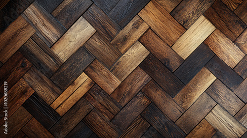 A seamless wood parquet texture