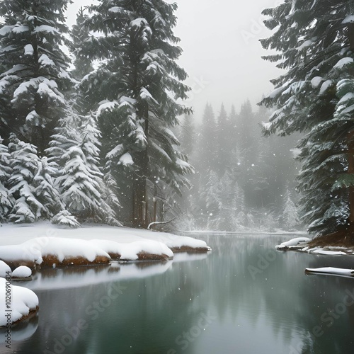 forest in winter