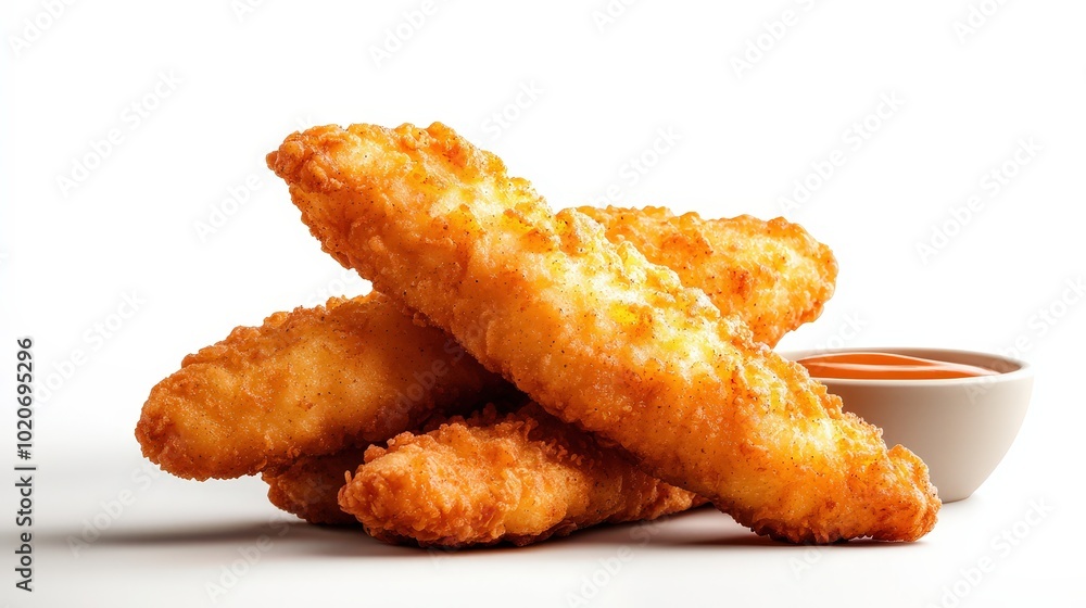 Crispy Fried Fish Fillets with Dipping Sauce Crispy Fried Fish Fillets with Dipping Sauce