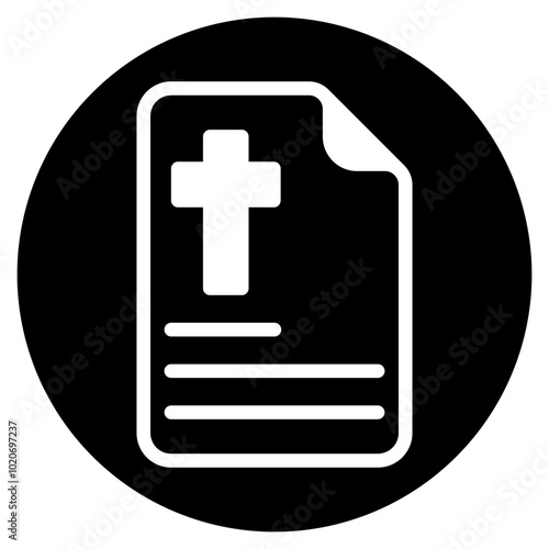 sermon glyph icon