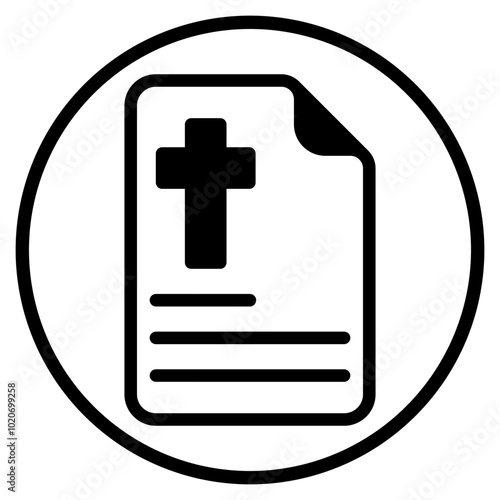 sermon glyph icon