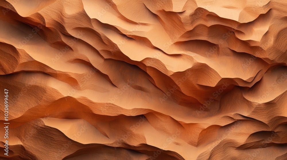 Abstract Brown Texture of Uneven Sand Dunes, Rough and Textured Surface, Nature, Wilderness, Desert Landscape, Earth Tones, Sandy Background, Nature Photography, Natural Elements, Rough Texture