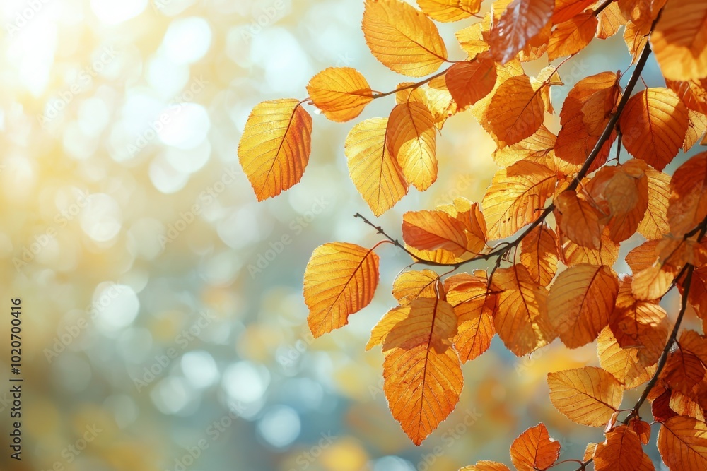 Fallen Leaves Season Background