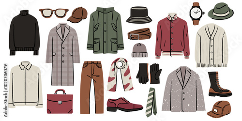 cozy fall and winter mens outfit