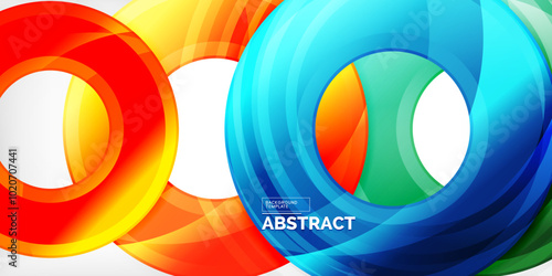 Circles, round elements, ring shapes premium background. Vector Illustration For Wallpaper, Banner, Background, Card, Book Illustration, landing page