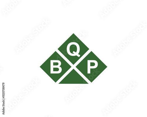 BQP logo design vector template. BQP