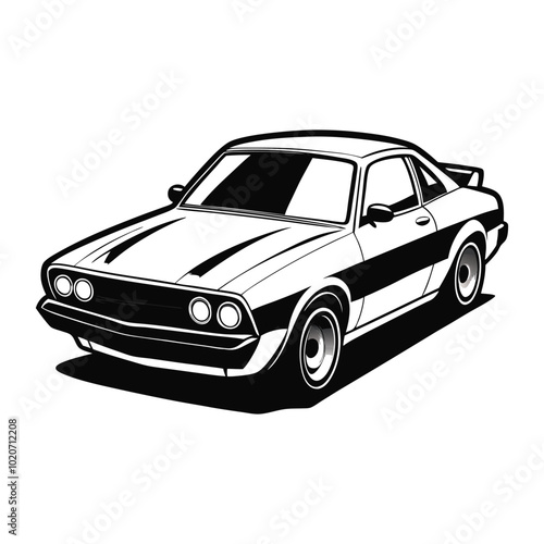 car-illustration-design-black-and-white