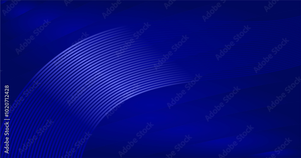 Abstract blue background with curved lines. Abstract blue background with curved lines.