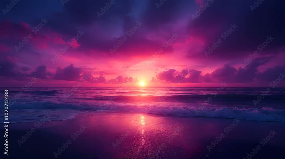 Fototapeta premium Sunrise at the fishing pier