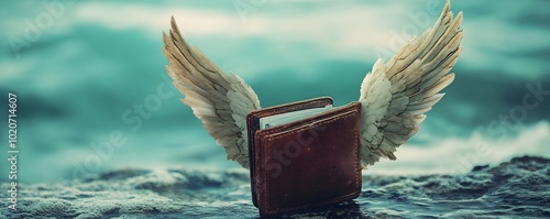 Winged Wallet Soaring Away ...