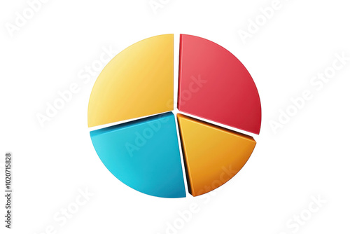 Colorful 3D pie chart with vibrant segments representing data visualization, business analytics, and statistical insights on a transparent background. Free Download Colorful 3D pie chart with vibrant segments representing data visualization, business analytics, and statistical insights on a transparent background. - GFXLoad