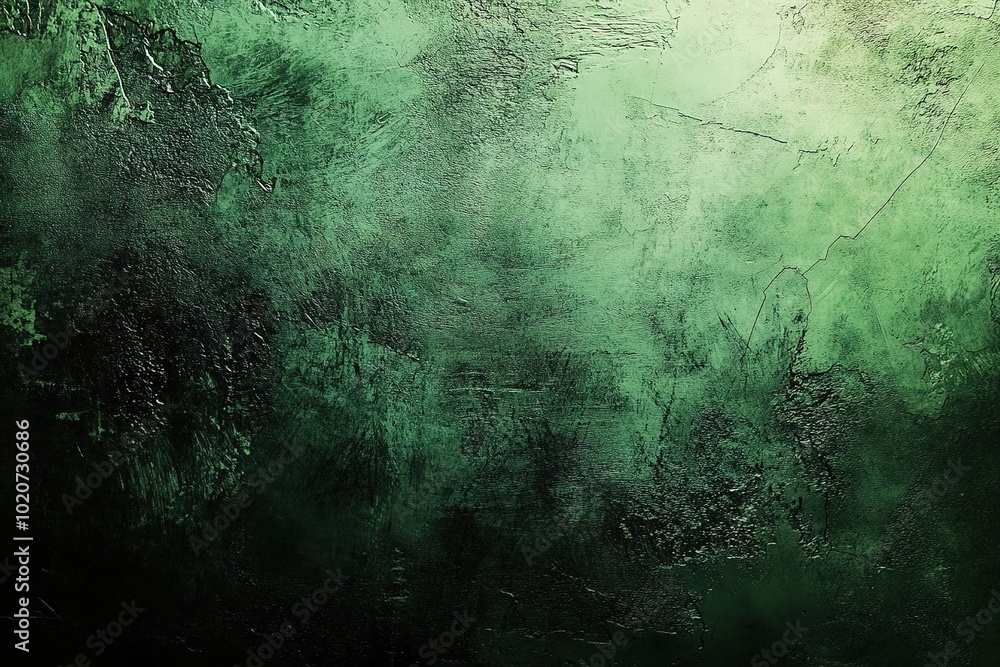 Fototapeta premium Abstract green background, dark, green, and black grunge texture, blurry and subtle. High quality