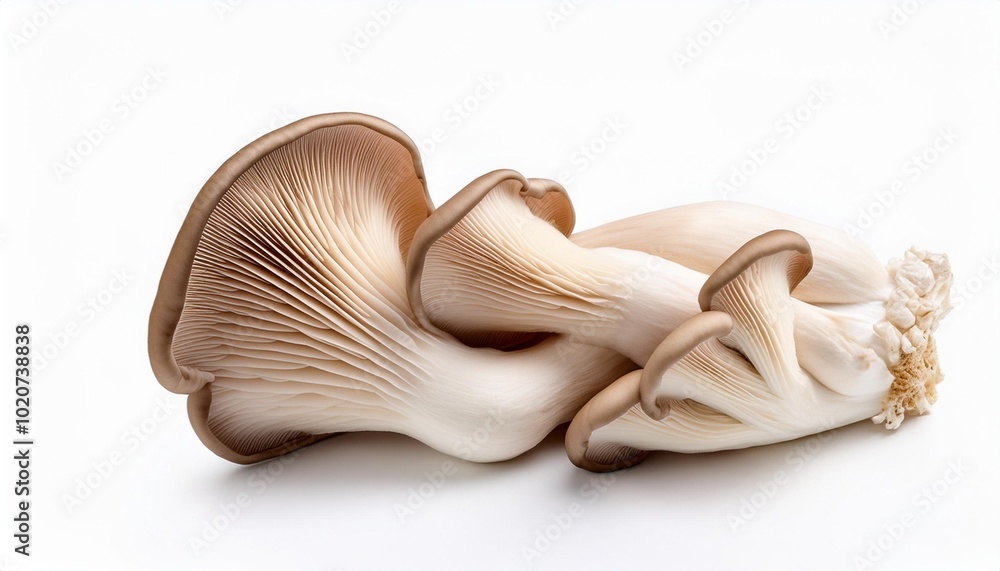 Fototapeta premium oyster mushroom on white