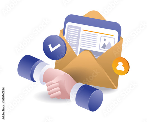 Business cooperation greetings by email