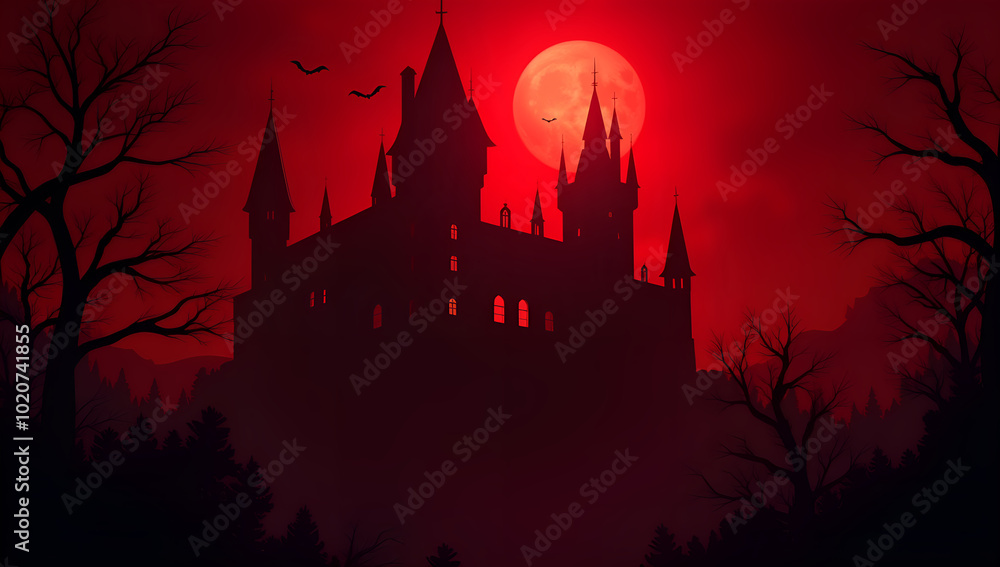 The Haunted Keep: Moonlit Gothic Grandeur The Haunted Keep: Moonlit Gothic Grandeur