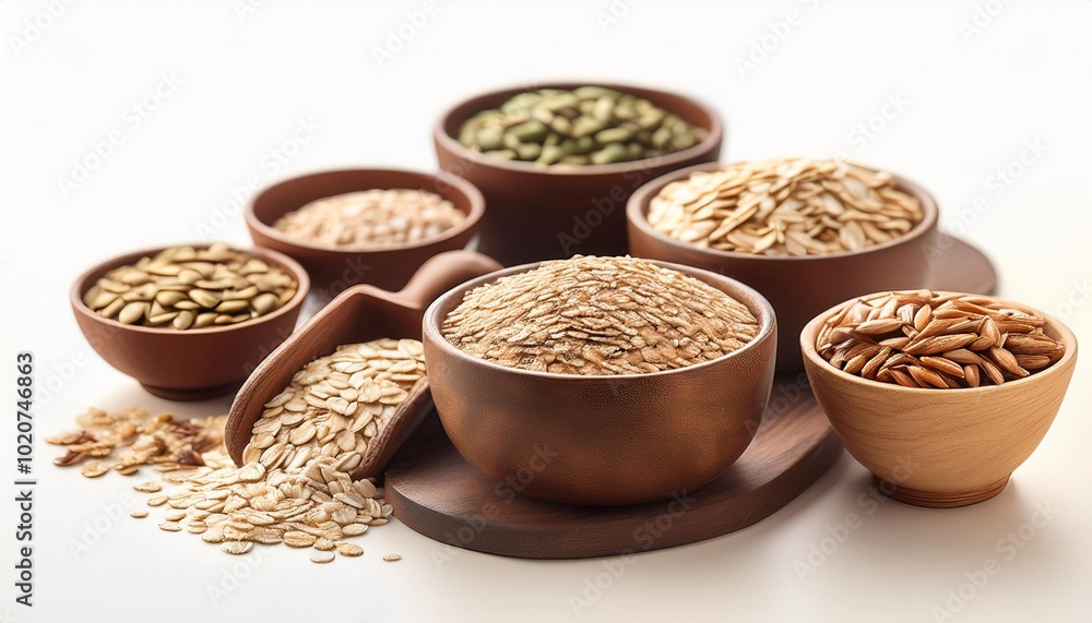 cereal seeds and oats healthy meal cereal seeds and oats healthy meal