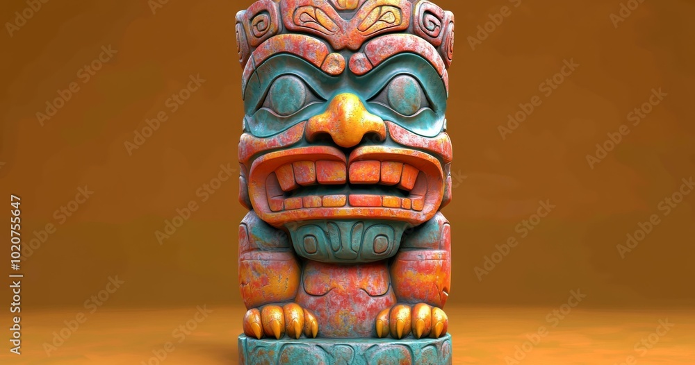 Ancient Incan Artifact, Mystical Stone Statue Ancient Incan Artifact, Mystical Stone Statue