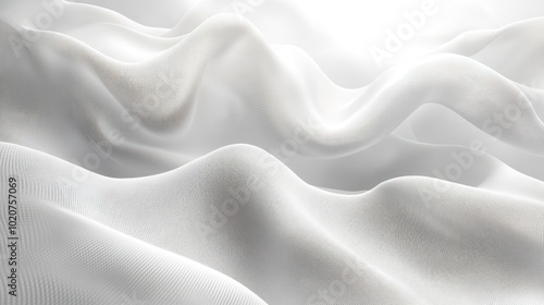 Abstract White Fabric Texture