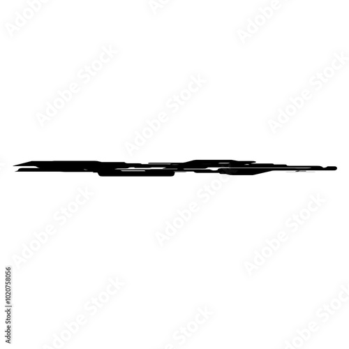 Wallpaper Mural black vector underlines, marker lines and squiggles. Torontodigital.ca