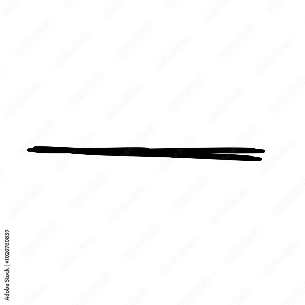 black vector underlines, marker lines and squiggles. black vector underlines, marker lines and squiggles.