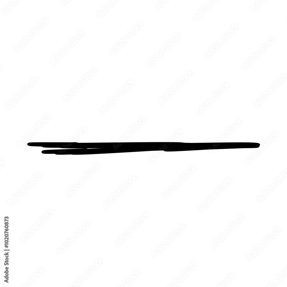 black vector underlines, marker lines and squiggles. black vector underlines, marker lines and squiggles.