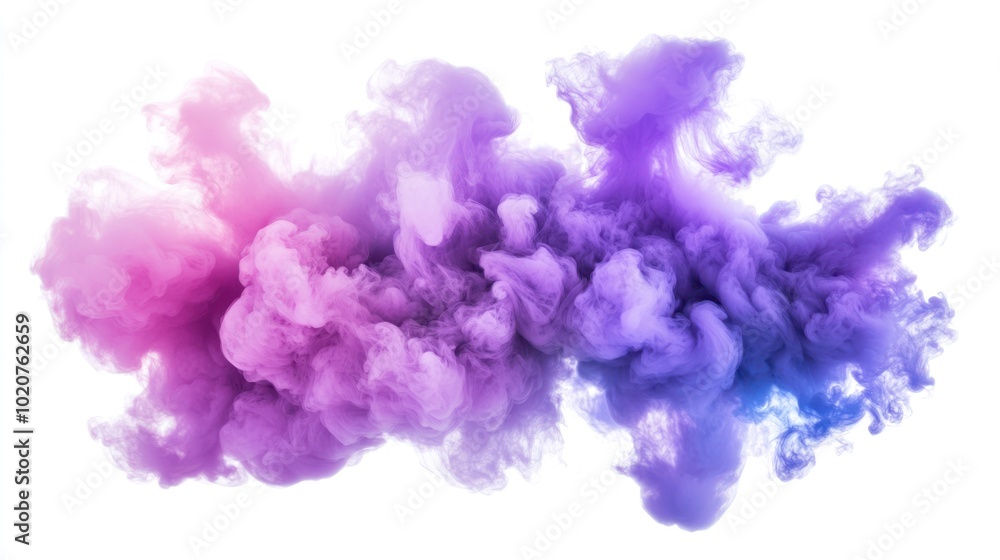 Abstract Purple and Pink Ink Cloud Abstract Purple and Pink Ink Cloud
