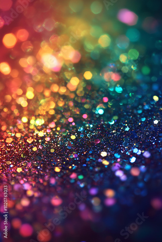 rainbow glitter, aurora borealis, rainbow colors