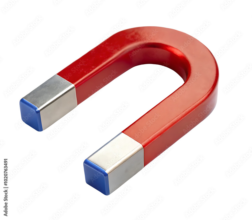 horseshoe magnet isolated on transparent background horseshoe magnet isolated on transparent background