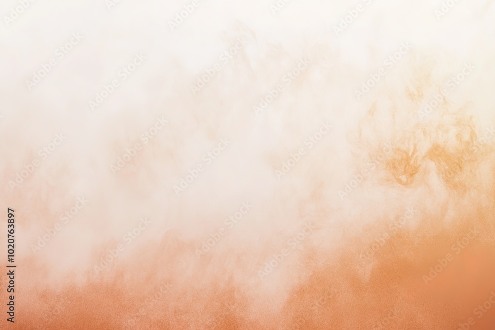 Fototapeta premium Misty orange and white gradient background
