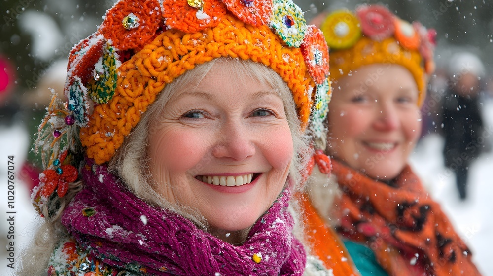 Traditional St. Knut's Day celebrations with people gathering for music and cultural performances, lively January event Traditional St. Knut's Day celebrations with people gathering for music and cultural performances, lively January event