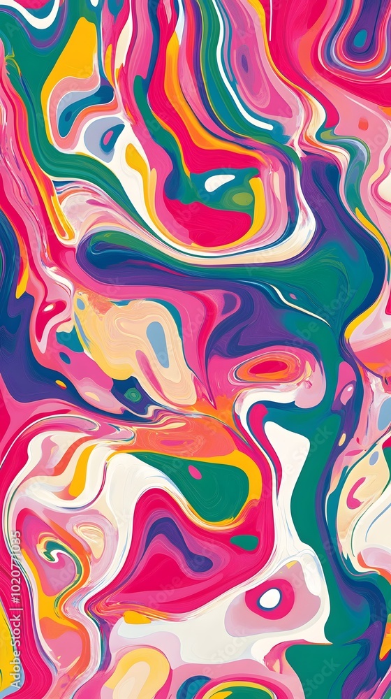 A psychedelic pattern of swirling colors and shapes, creating an abstract background with a vibrant red color scheme A psychedelic pattern of swirling colors and shapes, creating an abstract background with a vibrant red color scheme