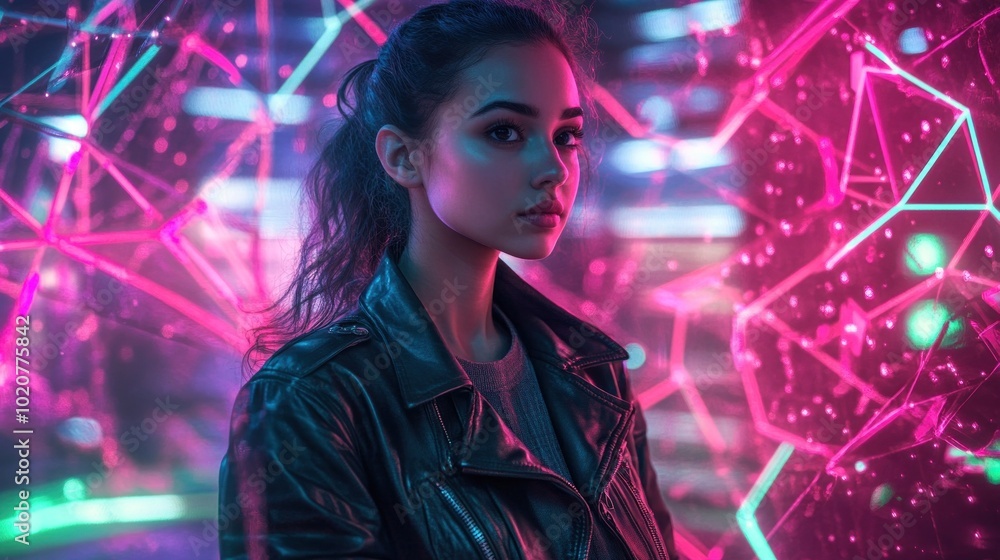 Neon City Portrait Neon City Portrait