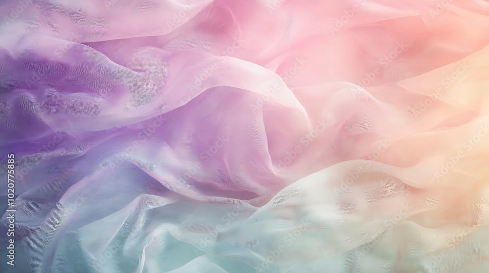 A dreamy blend of colors dancing across fabric under soft light, creating an ethereal atmosphere background A dreamy blend of colors dancing across fabric under soft light, creating an ethereal atmosphere background