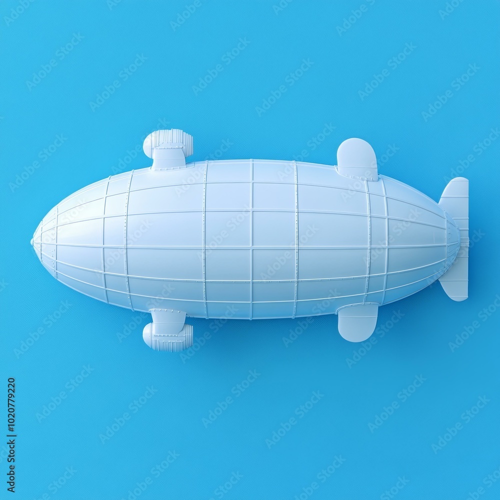 Fototapeta premium Submarine Toy, Plastic Model, Dive into Fun!