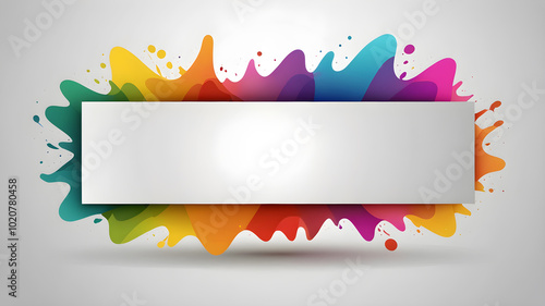 Artifical Intelligence generated Abstract abstract banner design template elements. Modern Brochure Design .