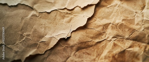 texture of aged paper with creases. copy space