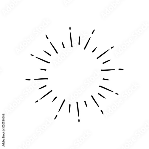 Fireworks flat black and white editable line vector icon to celebrate event. 