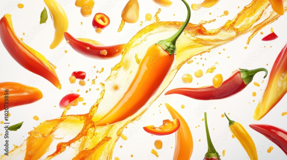 The Colorful Chili Pepper Explosion The Colorful Chili Pepper Explosion