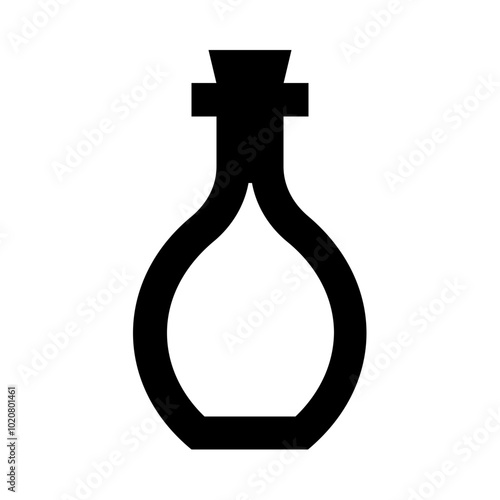Magic Potion Bottle Line Icon