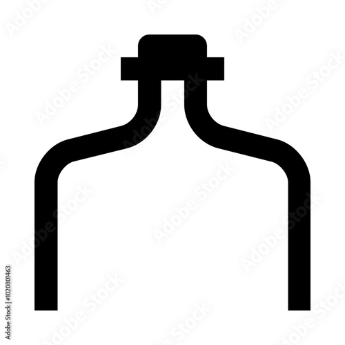 Magic Potion Bottle Line Icon