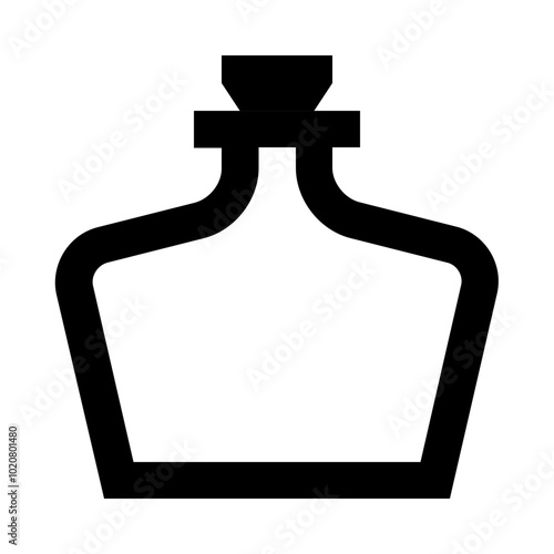 Magic Potion Bottle Line Icon