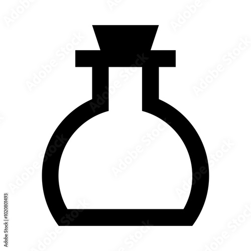 Magic Potion Bottle Line Icon
