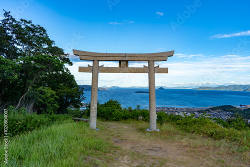 龍王山の天空の鳥居