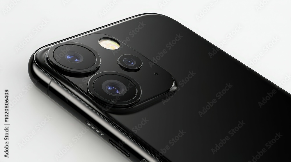 close up of modern smartphone camera lenses close up of modern smartphone camera lenses