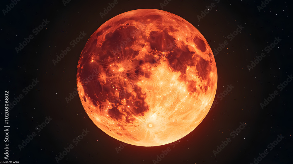 Blood Moon Transparent Background: Full red moon image with a transparent background Blood Moon Transparent Background: Full red moon image with a transparent background