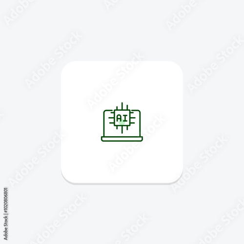 Laptop Technology pentaglow , vector, pixel perfect, illustrator file