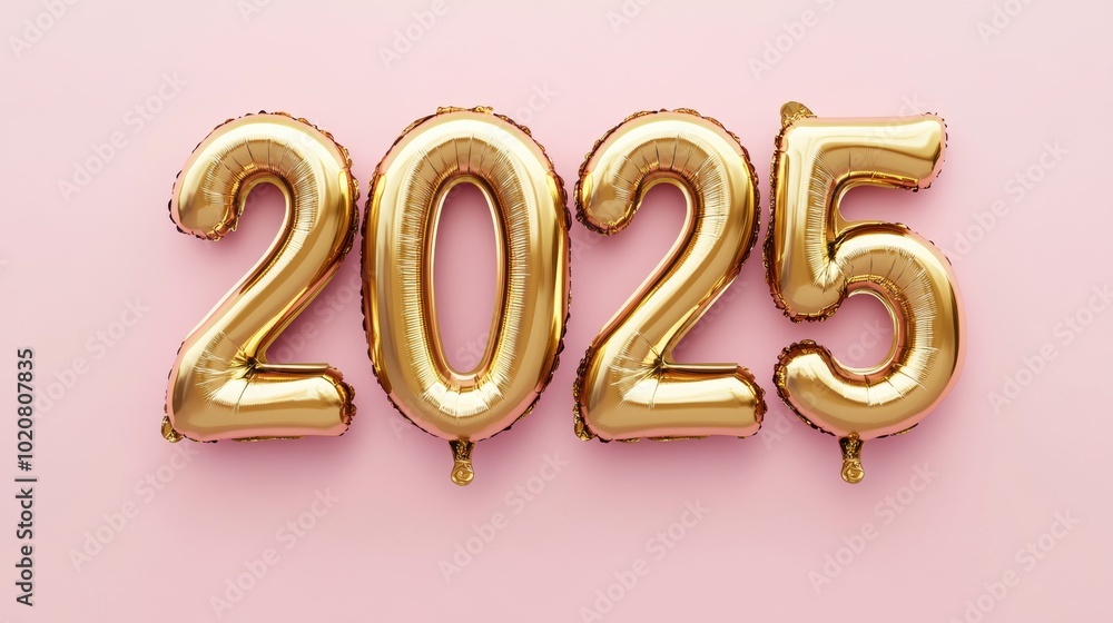 Happy begining New Year Celebration start 2025 Sparkles Banner, With colorful number illustrations Happy begining New Year Celebration start 2025 Sparkles Banner, With colorful number illustrations