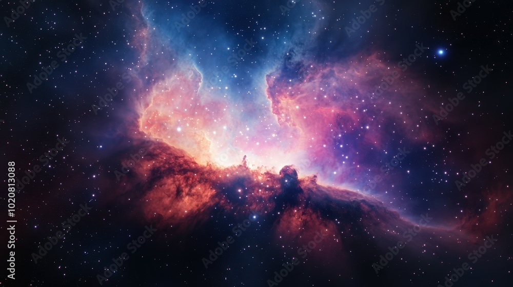 Colorful Nebula in Deep Space Colorful Nebula in Deep Space