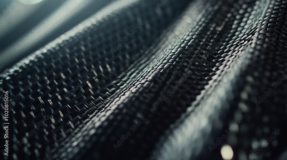 Close-up of woven carbon fiber texture, highlighting its strength and lightweight properties. Close-up of woven carbon fiber texture, highlighting its strength and lightweight properties.